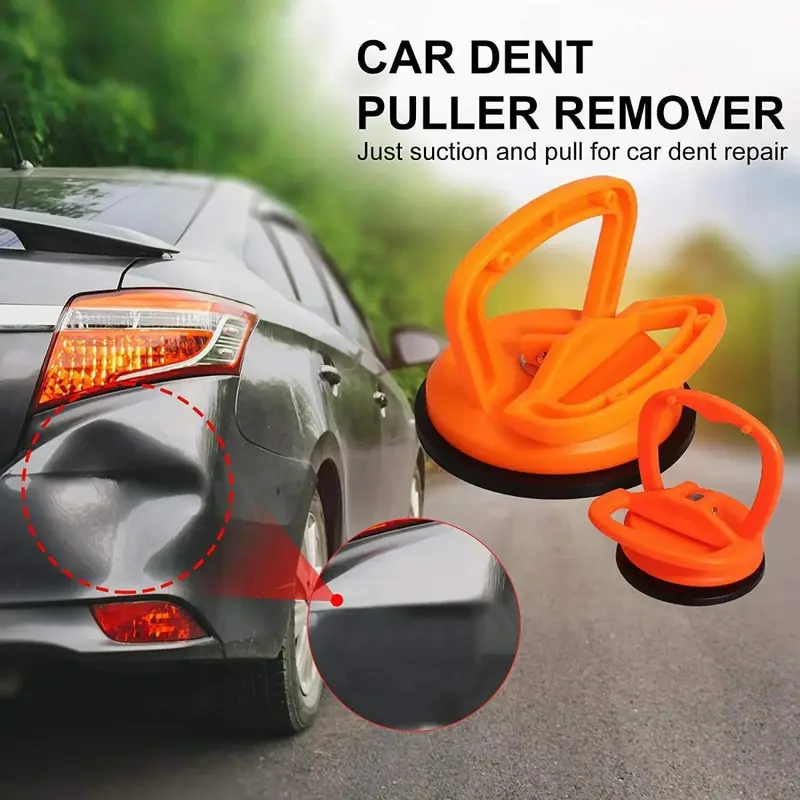 Dụng Cụ Phục Hồi Xe Hơi, Bộ Kéo Phục Hồi Thân, 2Inch, Màu Đen / Cam, Cốc Hút, Loại Bỏ Vết Nứt, Thích Hợp Cho Vết Lõm Xe Hơi, Dụng Cụ Loại Bỏ Hút Thủy Tinh 0