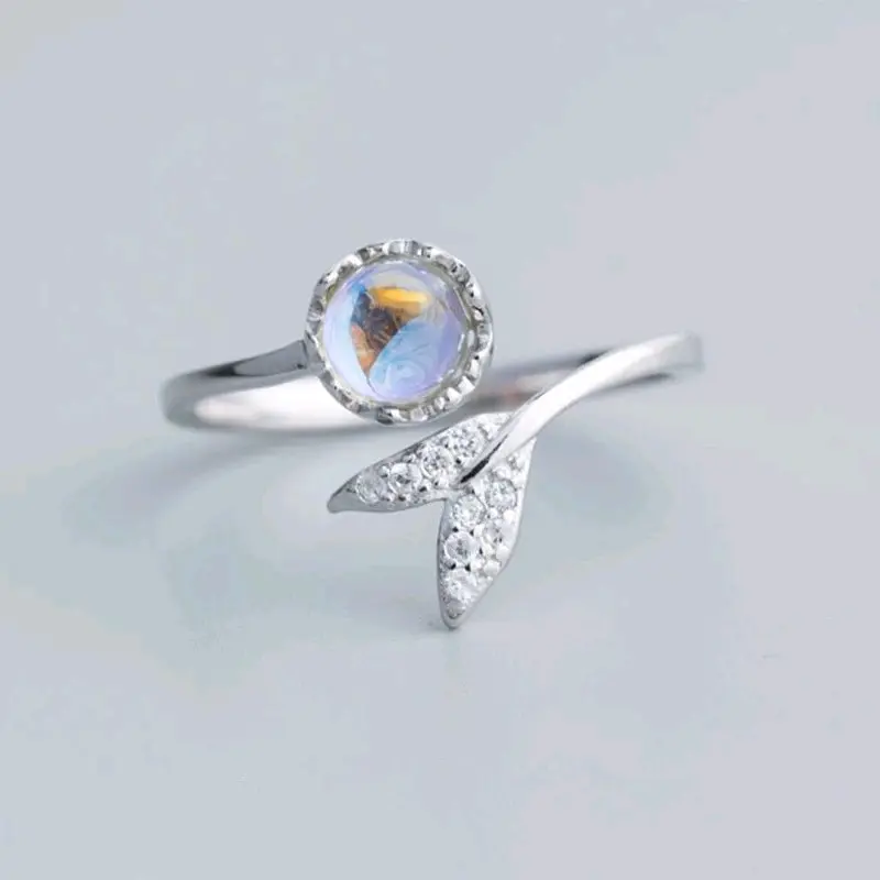Cincin Desain Ekor Mermaid (Adjustable) Berlian Putri 1