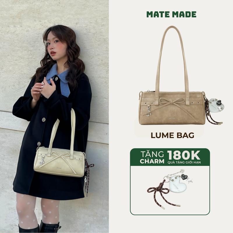   DEAL ĐỘC QUYỀN TIKTOK  Túi Xách Nữ Lume MATE MADE - Túi Đeo Vai Dáng Chữ Nhật Dài - Da PU Cao Cấp Hot Trend Mới Nhất 2025 