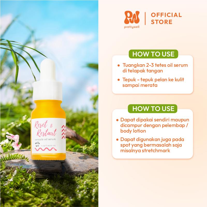 PRETTYWELL GLOWING KIT [CERAMON 50ML + OIL SERUM] 3