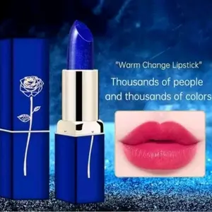 [PROMO 2 Pcs Lipstik Lessxcoco] Blue Lipstik Color Changing Moisturizing/Lessxcoco Lipstik Berubah Warna  Lipstick Waterproof, Lasting, Gloss Bibir Liquid