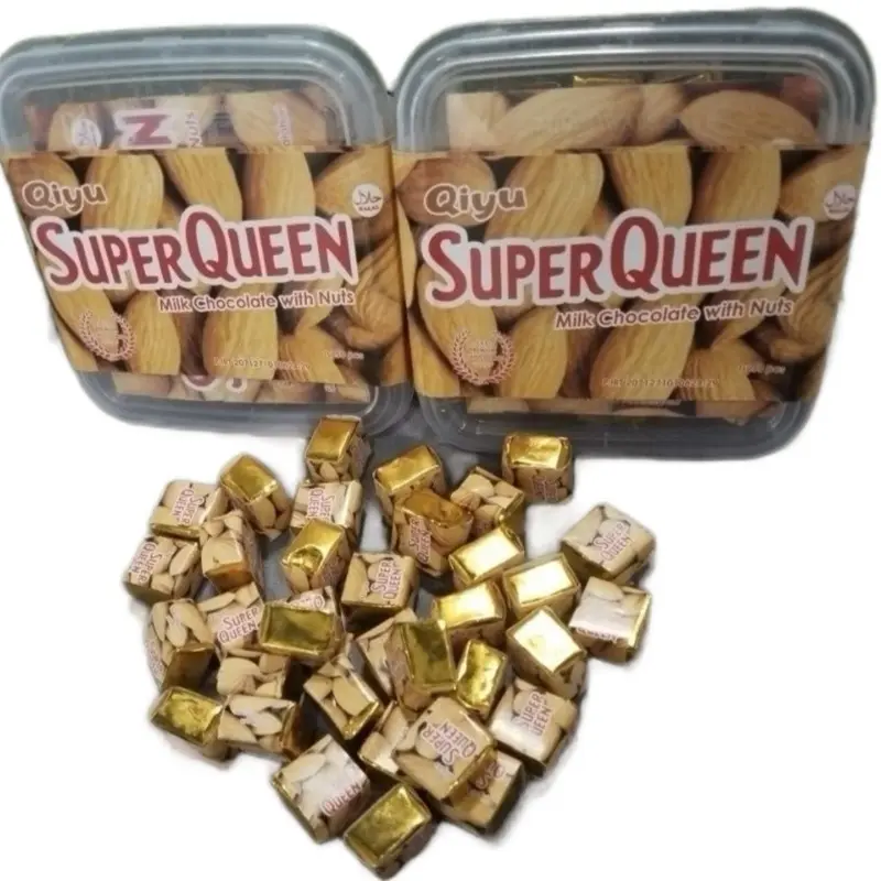 ￼TERMURAH COKELAT VIRAL SUPER QUEEN [1 BOX ISI 50 PCS] | COKELAT KACANG SUPERQUEEN VIRAL | QIYU SUPER QUEEN