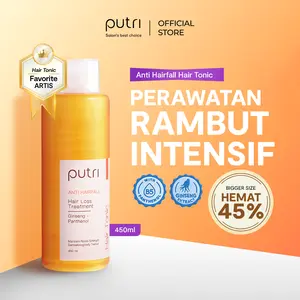 [PERAWATAN RAMBUT INTENSIF] Putri Hair Tonic All Variant 450mL | Tonik Memperkuat Akar Rambut | Hair Tonik Murah | Mempercepat Pertumbuhan Rambut, Baby Hair | Atasi Permasalahan Rambut Rontok, Kering, Kusut, Kusam, Ketombe, Lepek | Rambut Sehat Berkilau