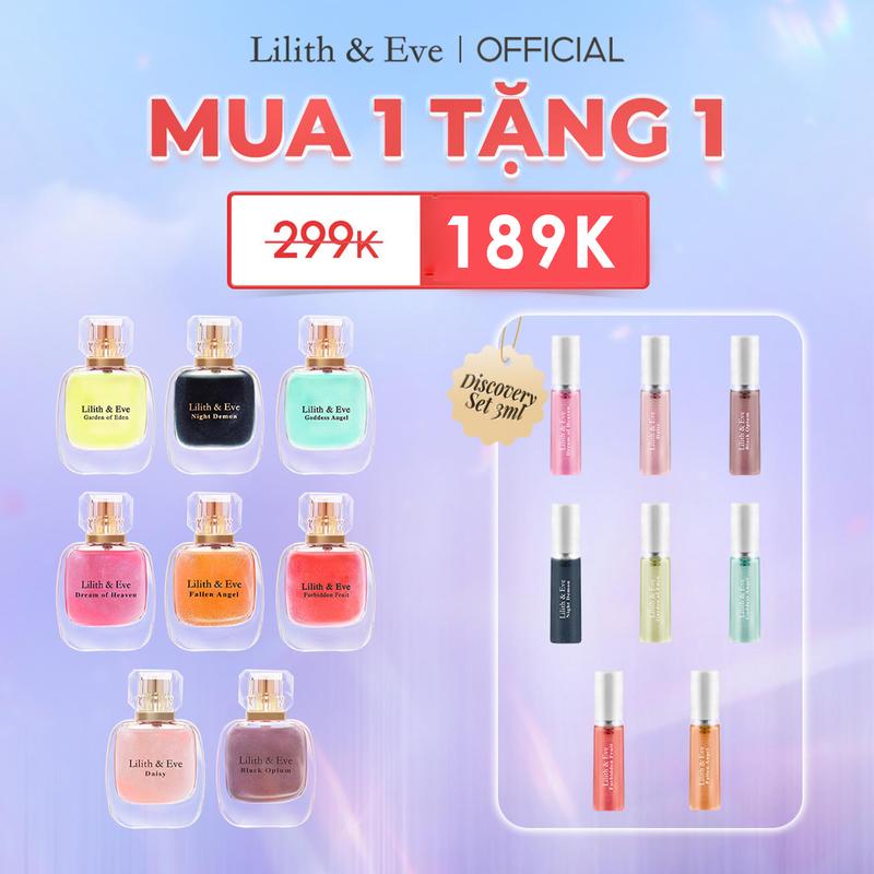 Quà Tặng Trên Live Mua 1 nước hoa fullsize 30ml Tặng 1 nước hoa minisize bất kỳ - Lilith and Eve nước hoa Eve Version