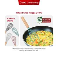 Gambar [Spesial Koko Panci] Cypruz Silicone Pengocok Gagang Kayu Egg Kitchenware dari Cypruz Kitchenware Kota Administrasi Jakarta Utara 4 Tokopedia