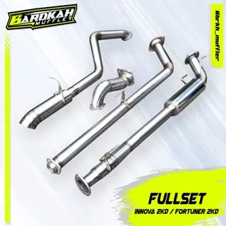 Knalpot Fullsystem Innova Diesel 2KD Innova Reborn Fortuner VNT VRZ