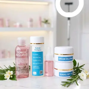 Cream Kelupas Wajah Flek Hitam 5in1 Paket Kecantikan Perawatan Pencerah Pelembab Mencerahkan SIANG SPF 50