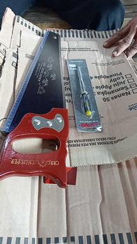 Product Review of Cap Mata 16inch Gergaji Handsaw Potong Kayu Bonus Kikir/ Graji Cap Sliper Asli Ukuran 16inch Gratis Kikir from 🇮**G N**🌿 0