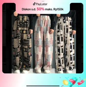 Celana Kallyoutfit Hommy Part 3 Kulot Panjang Adem Piyama Rayon Wanita Celana Kallyoutfit Hommy Part 3 Kulot Panjang Adem Piyama Rayon Wanita