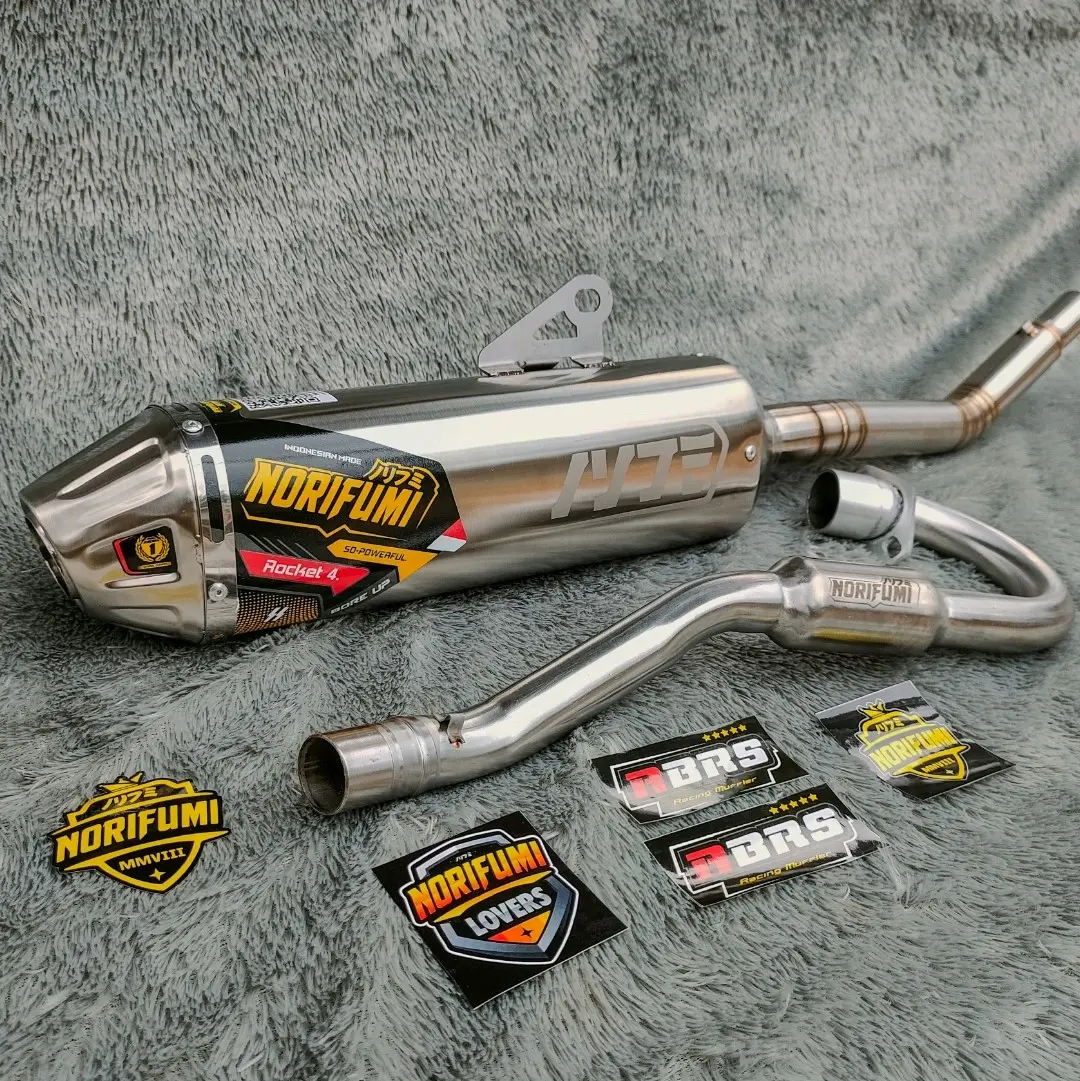 KNALPOT NORIFUMI ROCKET 4 CRF 150 KLX-DTRACKER 150 WR 155 Foto Motorcycle Motorcycle Foto