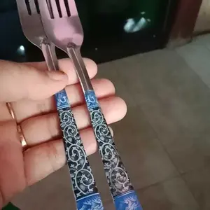 12 Pcs Garpu Makan Stainless – Kuat & Anti Karat! Kitchenware Peralatan Steel Perlengkapan Kado