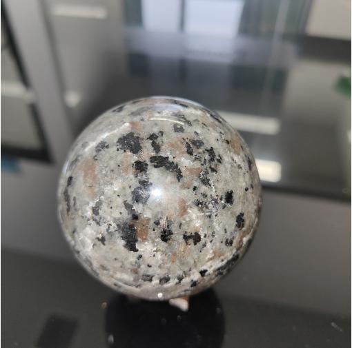 Natural crystal-Crystal ball-Yellow calcite-silver obsidian-Flame Stone 2
