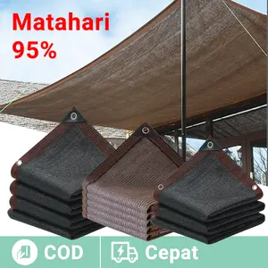 Jaring Peneduh Matahari Jaring Pelindung Matahari Jaring Enkripsi Hitam Menebal Jaring Pelindung Matahari Jaring Pelindung Matahari Isolasi Panas Atap Luar Teleskopik Tahan Air Cantik Dan Praktis