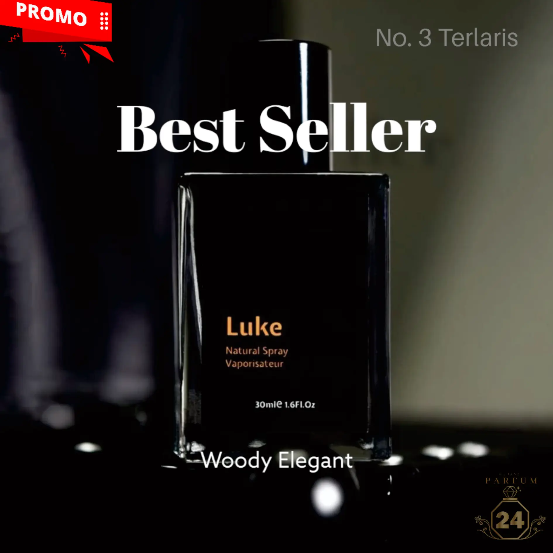 Perfume Luke EDP 30ml | Parfum Pria & unisex | BEST SELLER Tahan Lama 24 Jam