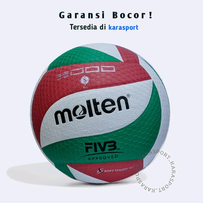Bola Voli Molten Or1ginal Size 5 Cocok Buat Outdoor Pemula Latihan Dan Orang Dewasa Bisa COD Ball 3