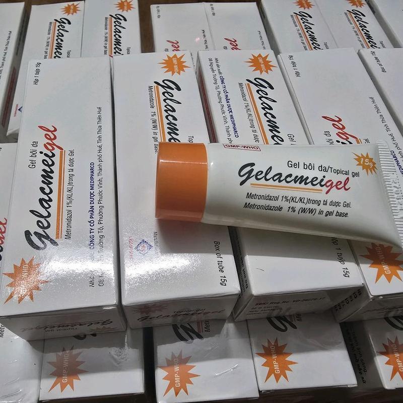Medipharco Gelacmeigel 15g - Gel bôi da Chữa Mụn Mủ Viêm & Viêm Da