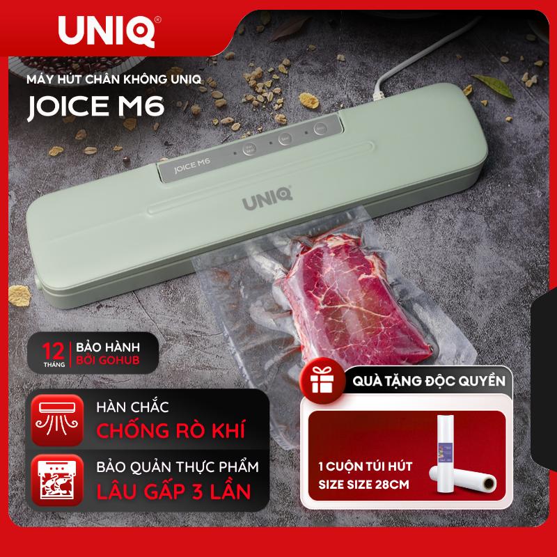 [UNQ] Máy hút chân không UNIQ Joice M6 65000 Pa máy ép chân không thực phẩm mini gia đình cầm tay hàn miệng túi tự động
