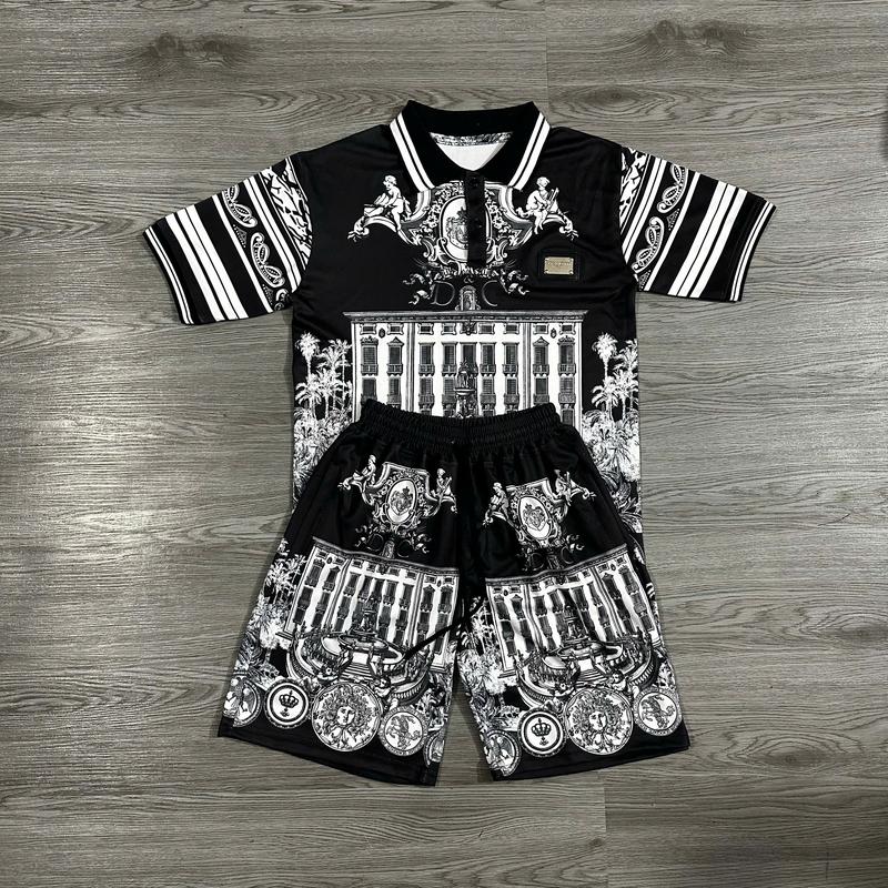 Bộ Quần Áo Đê Gơ Bản Siêu Cấp Hoạ Tiết Nhà Trắng, LoGo Kim Loại - Nam Menswear 1