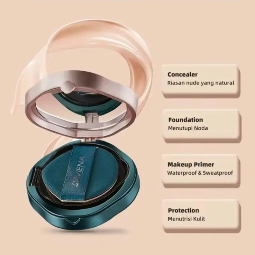 Ready CUSHION IVORY DAN NATURAL DAVIENA SKINCARE ORI