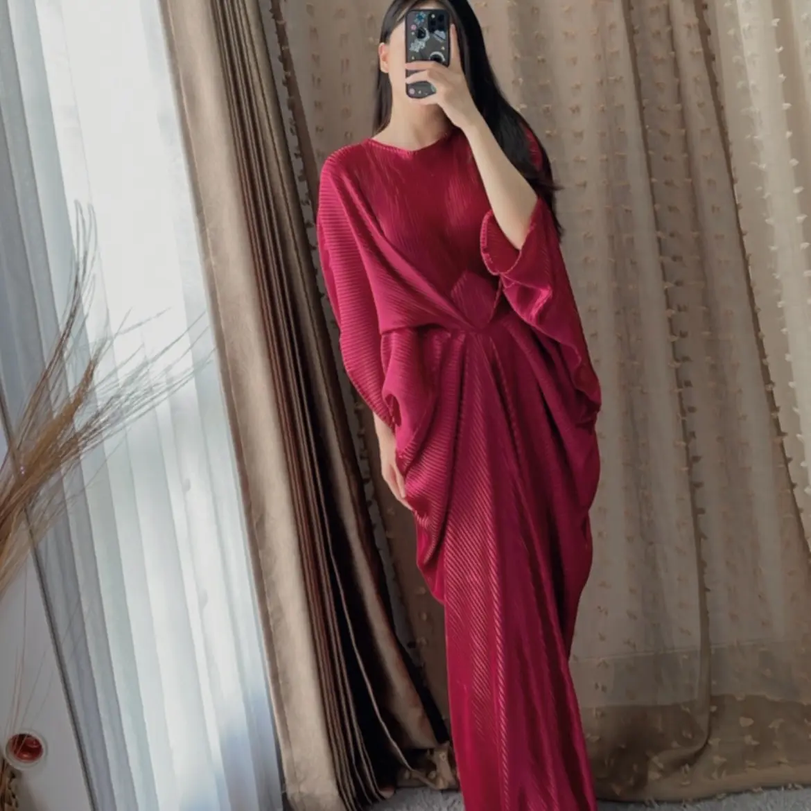 Aisyah Kaftan - Collection Vaeesan - Jumbo - Oversize - Bumil - Plisket