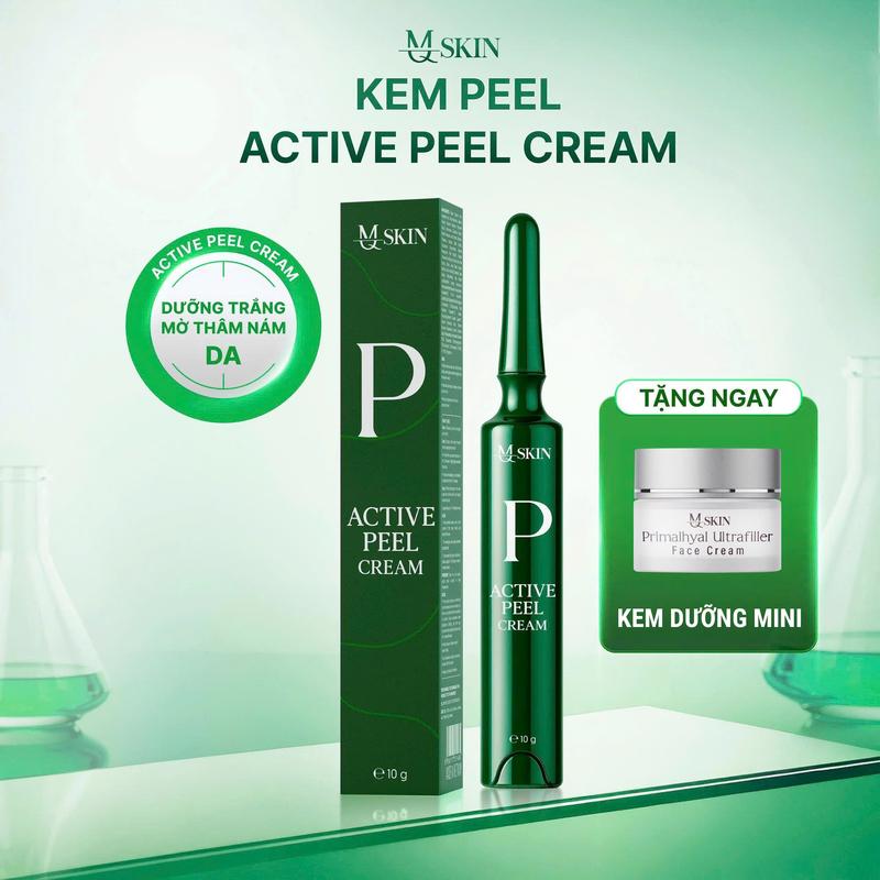  M Q SKIN Kem Peel Active Peel Cream - Tặng Kem Nền - Hỗ trợ Cải thiện da Mụn Nám Cho Da - Sản phẩm lý tưởng cho chăm sóc da 