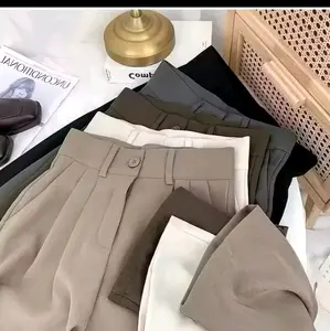 LEAVIE PANTS - CELANA WANITA CULOT PALAZZO HIGHWAIST MODEL TERBARU KEKINIAN KULOT MUSLIM PINGGANG BELAKNG KARET SEMI WOL NYAMAN BAGUS BANGET.