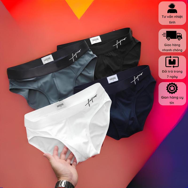 COMBO 5 Quần Tam Giác Fapas Thun Lạnh - Quần Nam Thun Lạnh Mỏng Nhẹ