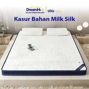 Kasur memory foam sutera susu hotel bintang lima, lembut pantulan lambat, anti slip, bernapas, tidak berpeluh, anti bakteria, ramah kulit, tidak kempis, boleh dilipat, sepanjang tahun, saiz single & double untuk rumah.Foam Mattress