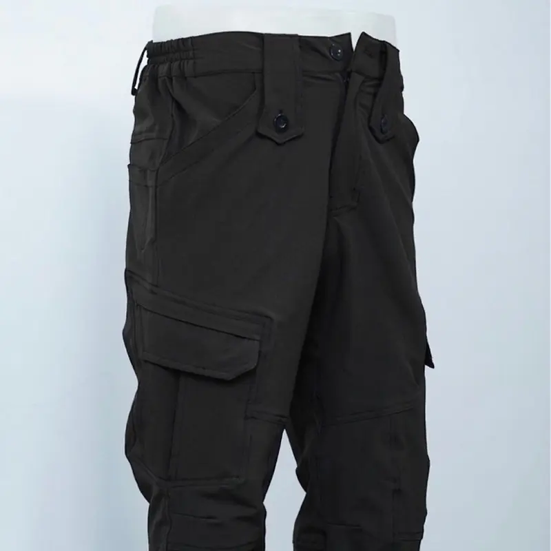 Celana Tactical/PDL lantas /Quickdry /bahan STRECH Semi/ARSTECH/Waterproof/Hitam pekat