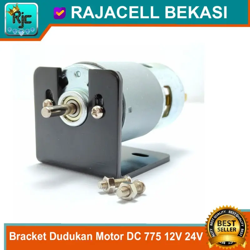 Bracket Dudukan Motor DC 775 12V 24V Holder Besi Mounting Dinamo 12V 0