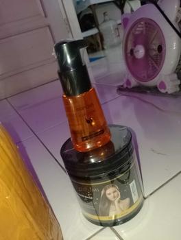 Product Review of PAKET 2 IN 1 BPOM Bioaqua x Yurizumi Hair Mask Creambath dan Hair Serum 70ml Perawatan Argan from u**9 0