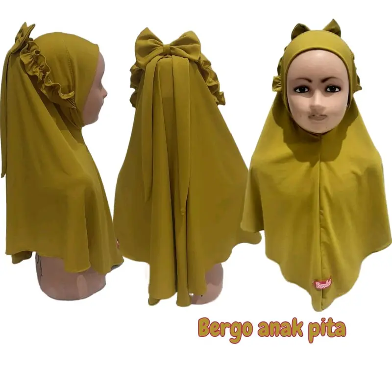 hijab anak Pita ricis usia 4-9tahun 4