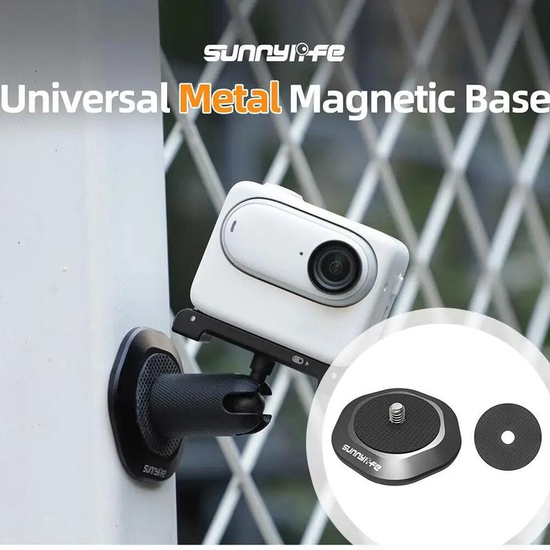 Product Introduction of Sunnylife Metal Magnetic Base Expansion For DJI Osmo Pocket 3 Quick Adsorption For Insta360 Go 3 With Steering Bracket From Sunnylife 18