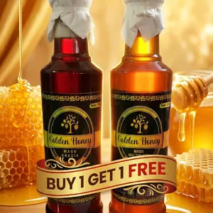 Promo beli 1 gratis 1 Madu asli madu alami  madu hitam akasia dan madu multiflora honey  2 Varian madu bahan rampah alami untuk keluhan asam lambung maag gred dll,