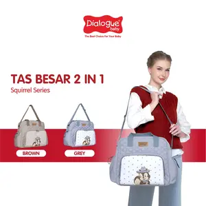 DIALOGUE BABY Tas Bayi Besar 2IN1 Squirrel Series DGT7339