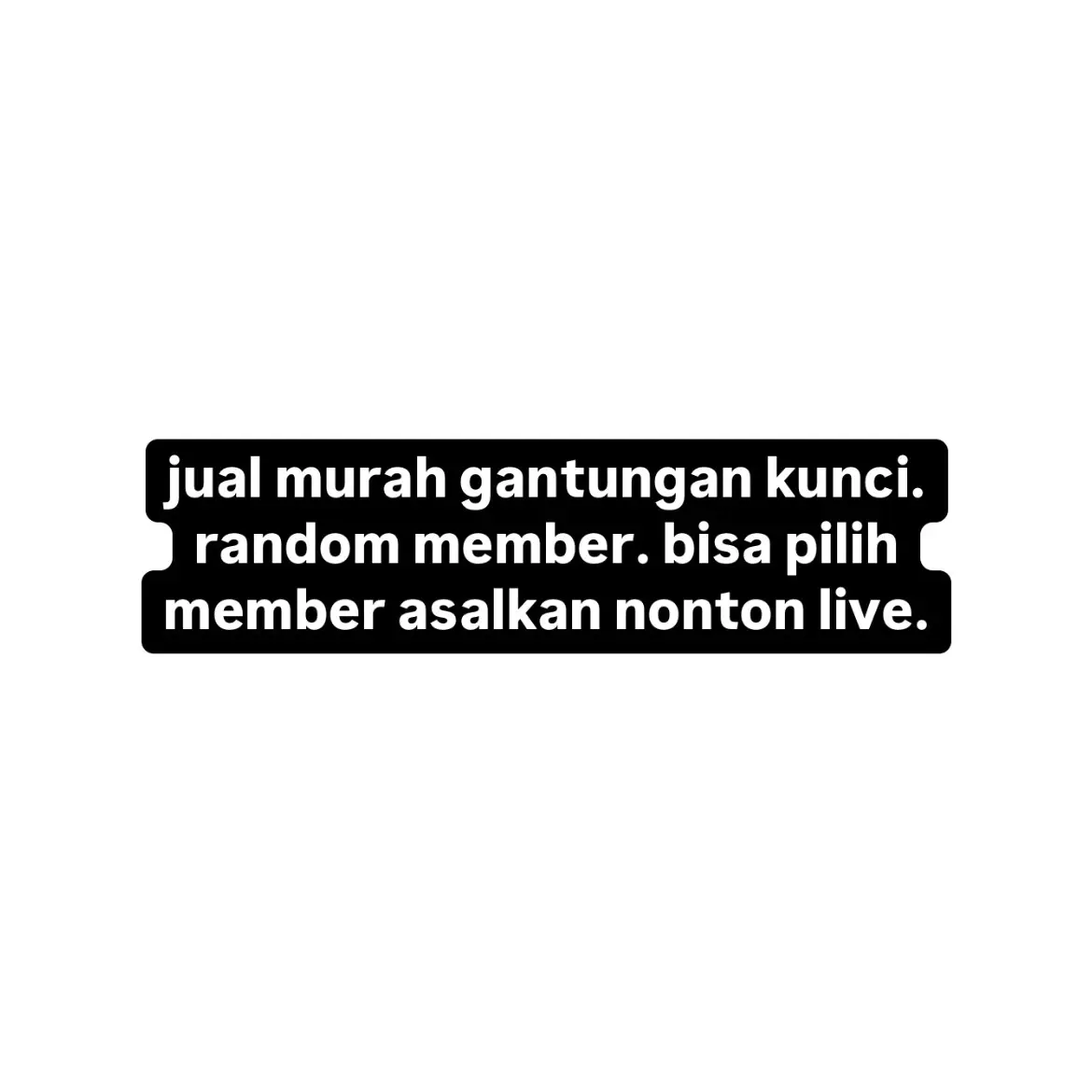 gantungan kpop (tetap dapet freebies)