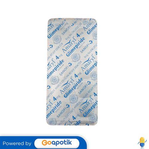 AMARYL 4 MG STRIP 10 TABLET