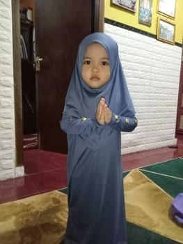 Product Review of Best Seller Gamis Abaya Jersey Lengan Kancing Anak Perempuan Usia 1-12 Tahun Bahan Jersey Lembut Premium / Gamis Lebaran Polos Free Hijab Mat Jersey premium from S**i I**r 0