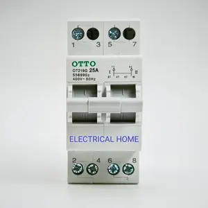 Cos Change Over Switch Ohm Saklar Model Mcb Din Rail 2Phase 25A Otto