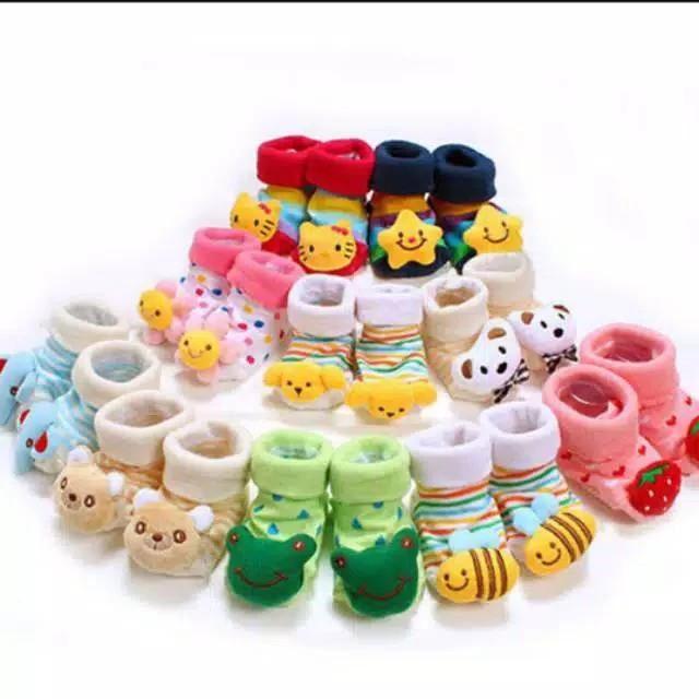 Product Introduction of ( 3 pasang ) kaos kaki bayi model sepatu/kaos kaki baby mika 2
