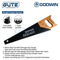 Gambar GUTE GODWIN Gergaji Tangan 3 Mata Teflon Coated GG Kayu Gorok Kayu - GWN Kayu 14 Inch dari Gute Hardware Kota Surabaya 1 Tokopedia