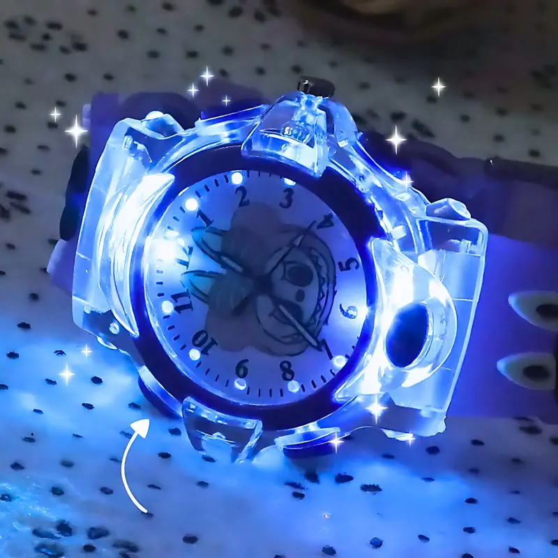 Jam Tangan Anak Karakter Labubu Trendy Untuk Si Kecil Yang Aktif dan Stylish Fitur Lampu Berkedip 2
