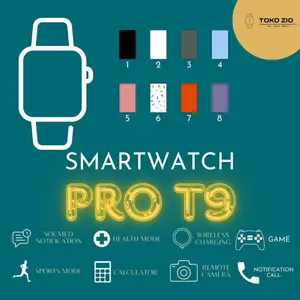Smartwatch Pro T9 Gen9 Bisa Baca WA Notifikasi Medsos Bluetooth