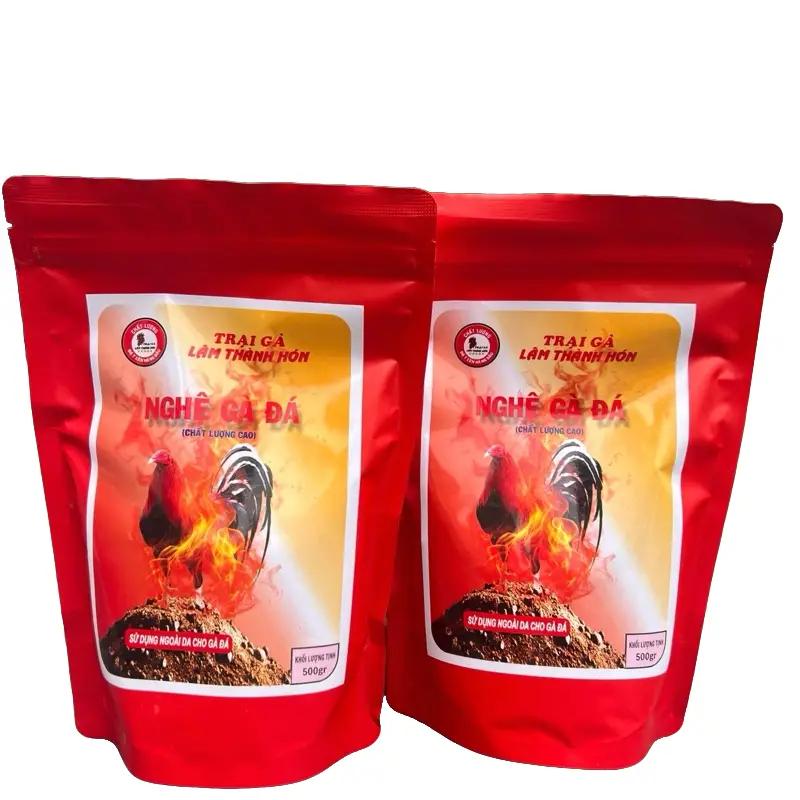  BỘT NGHỆ ĐỎ XÀ CỪ NGUYÊN CHẤT kèm cọ quét  250G-500G  