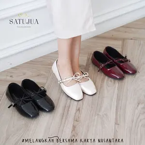 Satujua - Varyn Flatshoes Wanita Ballerina Tali Pita