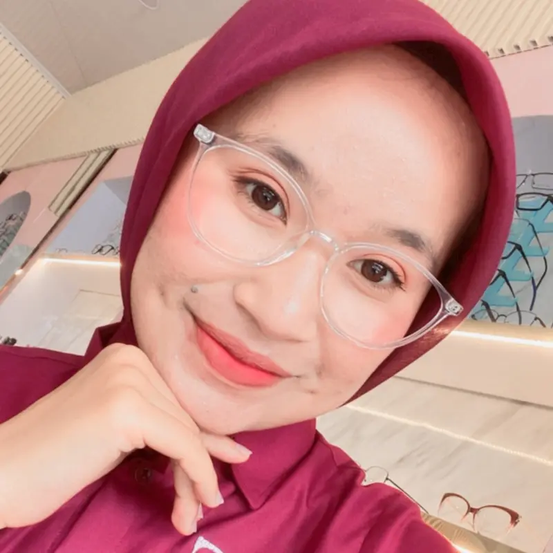 Frame semi cat eyes YA8184 Glasses 2
