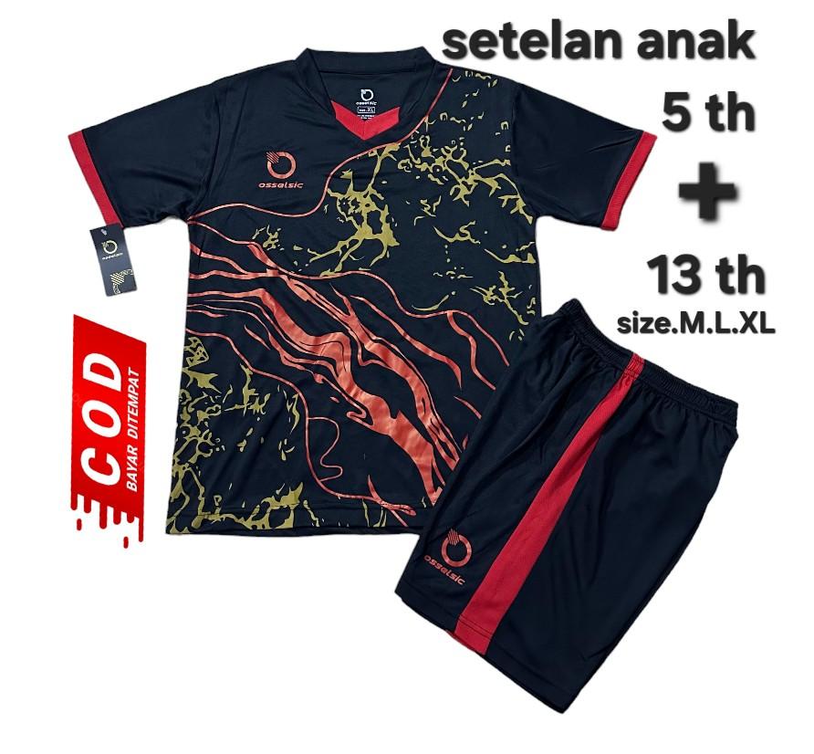 Baju olahraga Anak SD SMP SMA jersey tarkam Celana Pakaian Woven Yarn Dyed Fabric Cepat Kering Setelan Outdoor