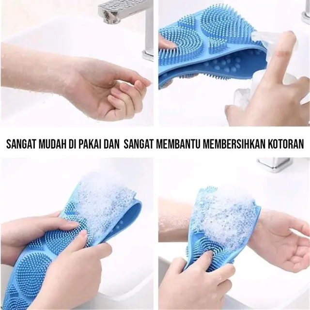 Sikat Punggung Untuk Mandi Alat Bantu Mandi - BW60 Original COD Silikon 2