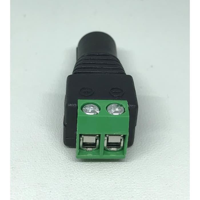 Jack DC Female/Cewek Adaptor Soket 5.5x2.1mm jack dc cctv Kabel Peralatan 1