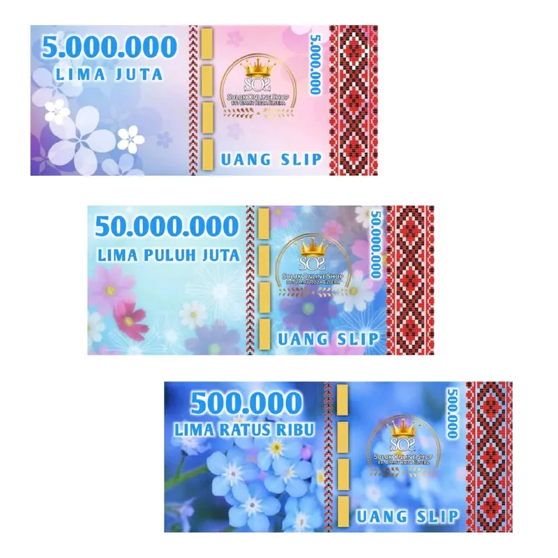 UANG BUDGETING | MONEY SLIP PROPERTY | UANG SLIP LAMINATING BISA MASUK DALAM ZIPLOCK BINDER 3